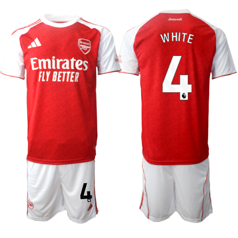 Men 2025-2026 Club Arsenal home red #4 Soccer Jersey 01->arsenal jersey->Soccer Club Jersey